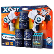 Lançador de Dardos X-Shot 2x Micro + 3 Latas Candide