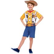 Fantasia Toy Story 4 Infantil Woody Curto Com Chapéu