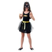 Fantasia Batgirl Infantil Dress Up Liga da Justiça