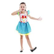 Fantasia de Palhaço Infantil pra Menina Vestido Com Gravata