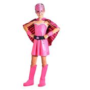 Fantasia Barbie Super Princesa De Luxo M 5 - 8