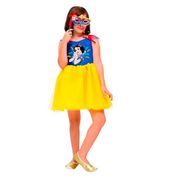 Fantasia Branca de Neve Infantil Princesas Disney G 9 - 12