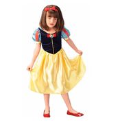 Fantasia Branca de Neve Infantil Clássica Princesas Disney G 7 - 8