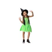 Fantasia de Halloween Bruxinha Briana Infantil Com Colete