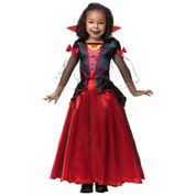 Fantasia de Halloween Infantil Vestido de Vampira