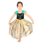 Fantasia Frozen Infantil Anna Baile de Luxo Disney