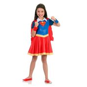 Fantasia Super Mulher Infantil Luxo Dc Super Hero Girls