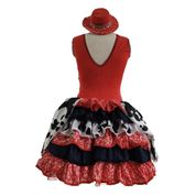 Roupa Country Feminina Infantil Vestido Cowgirl Com Chapéu