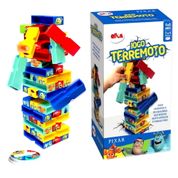 Jogo Torre Terremoto Clássico Infantil Empilhar Disney Pixar Elka