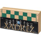 Jogo de Xadrez Caixa de Madeira Pais e Filhos