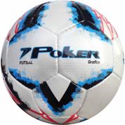 BOLA DE FUTSAL CRYSTAL MICROFIBER PT/AZ/VM