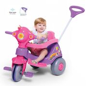 VEICULO PARA BEBE VELOCITA LILAS 2 EM 1 C/SOM