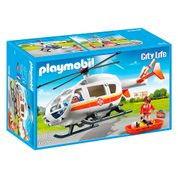 Playmobil - City Life - Helicóptero de Resgate Médico - 6686 - Sunny