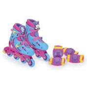 Patins Ajustáveis Hello Kitty - Tamanho 33 ao 36 - Monte Líbano