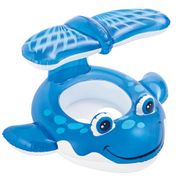 Fluturador Infantil com Protetor - Baleia Azul - New Toys