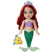 Boneca para Banho - Disney Princesas - Ariel com Luzes e Sons em Inglês - Disney - New Toys