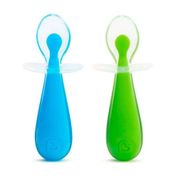 Colheres de Silicone Azul e Verde 2 Pçs Munchkin