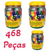 Kit 3 Potes de Letras - 468 Peças