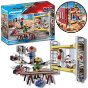 Playmobil City Action Andaime Com Trabalhadores 51 Pçs 70446