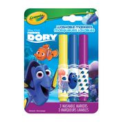 Conjunto de Canetinhas - 3 cores - Procurando Dory - Dory - Crayola