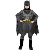 Fantasia Batman Infantil Longa Batman vs Superman Com Capa Cinto e Máscara