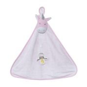 Naninha Bebê Atoalhada Unicórnio Zip