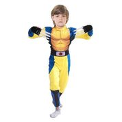 Fantasia do Wolverine infantil Clássica Com Músculos