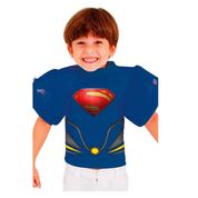 Fantasia Super Homem Infantil Com Proteção UV e Boia Praia e Piscina