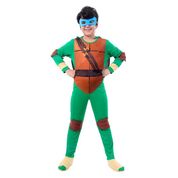 Fantasia Tartaruga Ninja Leonardo Infantil Luxo Sulamericana