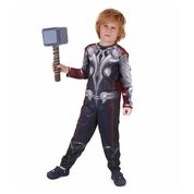 Fantasia Thor Infantil Longa Com Capa Os Vingadores