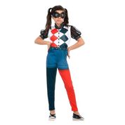 Fantasia Arlequina / Harley Quinn Infantil Luxo Dc Super Hero Girls