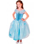 Fantasia Cinderela Infantil Luxo Princesas Disney P 2 - 4