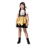 Fantasia de Halloween Infantil Menina Pirata com Bandana