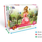 QUEBRA-CABECA CARTONADO PRINCESA ENCANTADA 100PCS