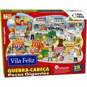 QUEBRA-CABECA CARTONADO VILA FELIZ GIGANTE 28 PECAS