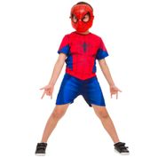 Fantasia Infantil Curta - Spider-Man - Marvel - Regina Festas