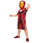 Fantasia Infantil Curta - Iron Man - Avengers - Marvel - Disney - Regina Festas