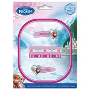 Conjunto de Acessórios de Moda - Disney - Frozen - Blister com 8 Peças - Euroswan