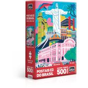 QUEBRA-CABECA CARTONADO POSTAIS BRASIL MONUMENTOS 500P