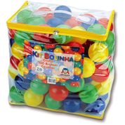 BOLINHA PARA PISCINA E TOCA 100 BOLINHAS AZ/AM/VD/VM