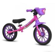 BICICLETA INFANTIL ARO 12 BALANCE BIKE FEMININA