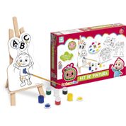 BRINQUEDO PARA COLORIR COCOMELON KIT DE PINTURA