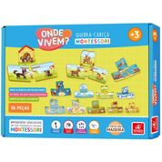 QUEBRA-CABECA MADEIRA ONDE VIVEM 36PCS