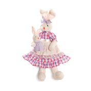 Pelúcia Coelho com Filho - 48 cm - Rosa - Cromus