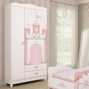 Guarda Roupa Infantil Sophia com 3 Portas - Branco