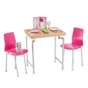 Acessórios para Bonecas Barbie - Acessórios para Casinha - Mesa e Cadeiras - Mattel