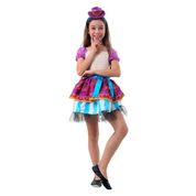 Fantasia Ever After High / Madeline Hatter Infantil Luxo