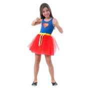 Fantasia Super Mulher Infantil Dress Up