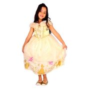 Fantasia Princesa Bela (Bela e a Fera) Infantil Luxo Rubies G 9 - 12