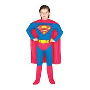 Fantasia Super Homem infantil classic de luxo Com Peitoral Espumado